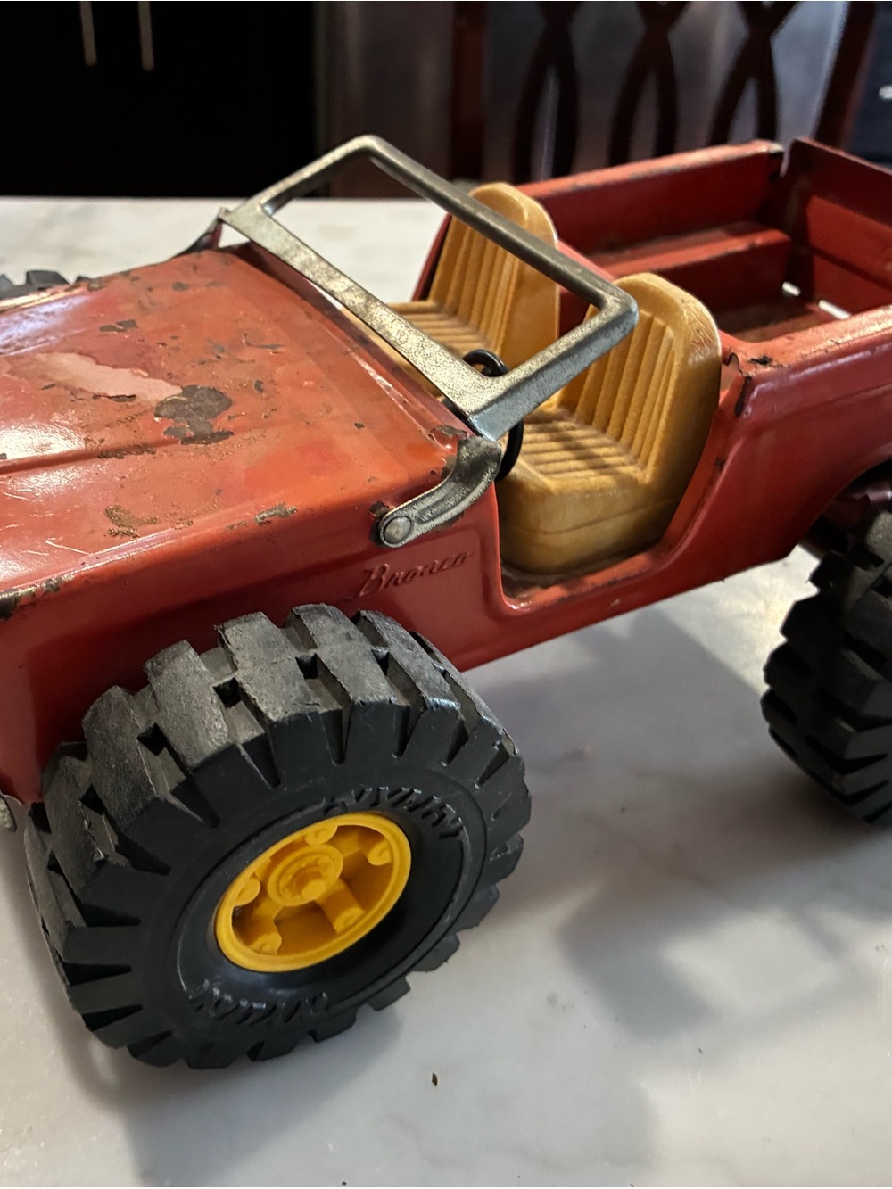 Vintage Nylint Ford Bronco Bobcat Red Dune Buggy